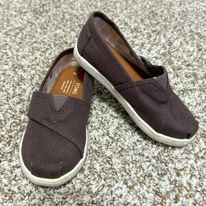 Toms Alpargata Shoes Ash Canvas toddler size 9